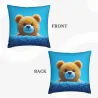 Double-Sided Plush Pillow Cover - [Pattern Name] | OKOMALL