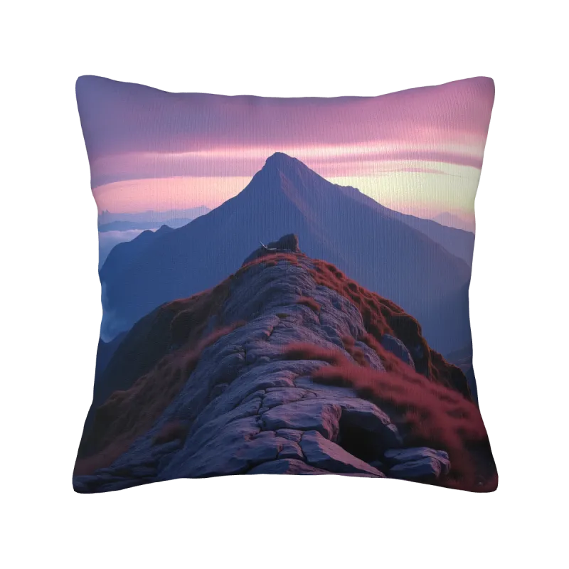 梦幻山峦毛绒抱枕套 - Okomall
