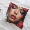 唯美女性毛绒抱枕套 - Okomall
