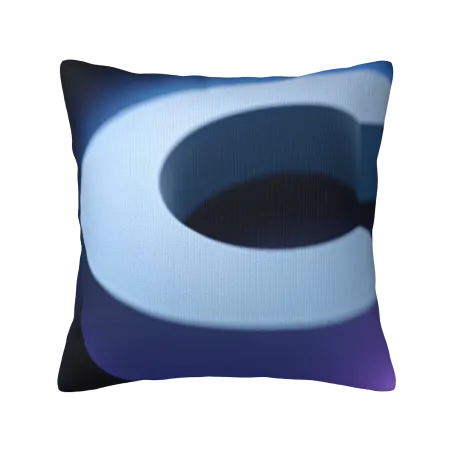 Coussin moelleux abstrait - Okomall