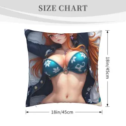 精美动漫抱枕套 - 18x18英寸 | Okomall