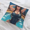 Funda de cojín de peluche para chica acuática - Tienda oficial Okamall