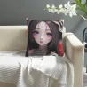 精美少女风毛绒抱枕套 - OkoMall