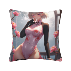 动漫少女樱花抱枕套 - Okomall 官方旗舰店